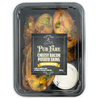 Farm Boy™ Cheesy Bacon Potato Skins w/ Sour Cream (360 g)