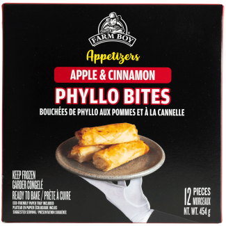 Farm Boy™ Apple & Cinnamon Phyllo Bites Frozen Appetizer (454 g)