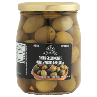 Farm Boy™ Green Greek Olives (580 ml)