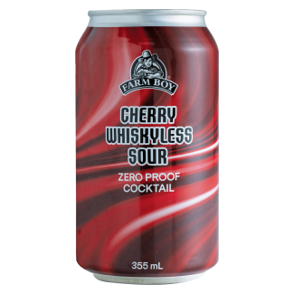Farm Boy™ Cherry Whiskyless Sour Zero Proof Cocktail (355 ml)