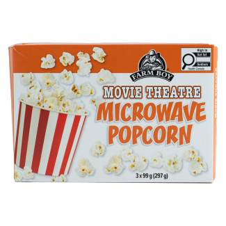 Farm Boy™ Movie Theater Microwave Popcorn (297 g)
