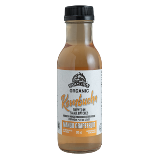 Farm Boy™ Organic Mango Grapefruit Kombucha (370 ml)