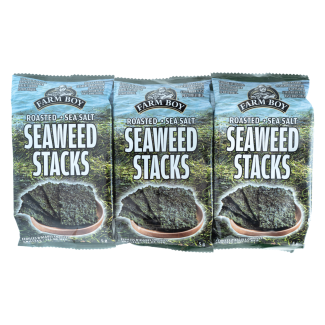 Farm Boy™ Roasted, Sea Salt Seaweed Stacks (6 x 5 g)