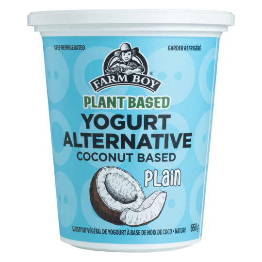 Farm Boy™ Plant-Based Yogurt Coconut Plain Yogurt Alternative (650 g)