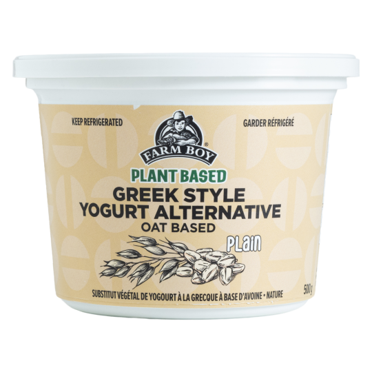 Farm Boy™ Plant Based Plain Greek Style Yogurt Alternative (500 g)