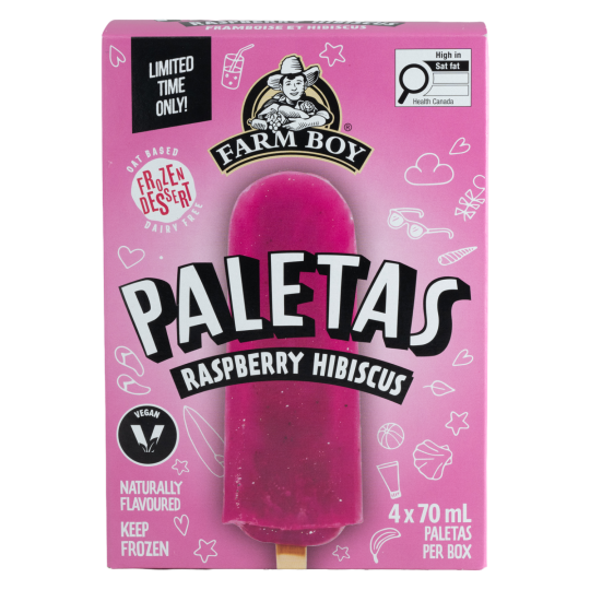 Farm Boy™ Raspberry Hibiscus Paletas (280 ml)