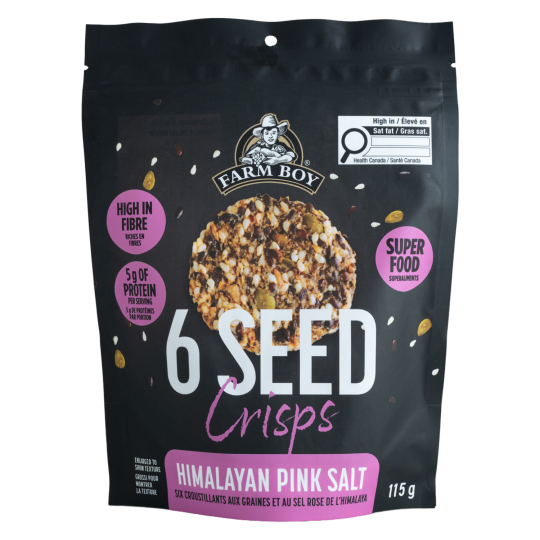 Farm Boy™ Himalayan Pink Salt 6 Seed Crisps (115 g)