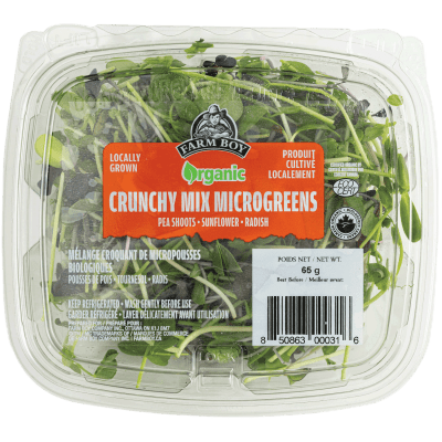 Organic Crunchy Mix Microgreens