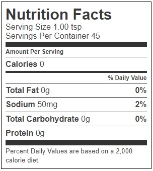 Westbrae_Stoneground_Mustard_Nutrition