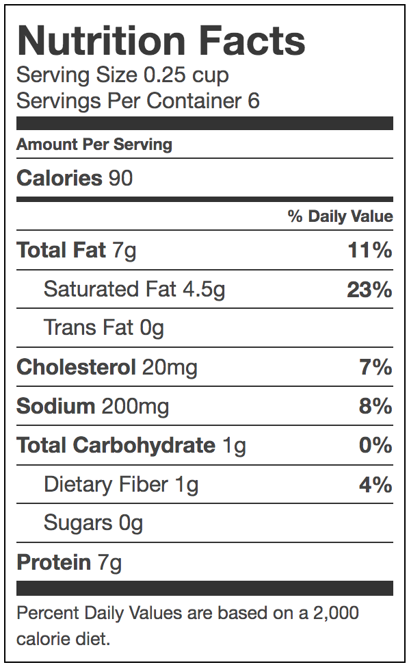 OrganicValley_Italian_Three_Cheese_Blend_Nutrition