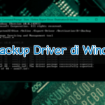Cara Backup Driver di Windows 10 via CMD