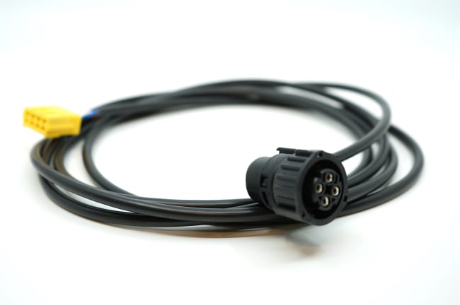 Kabel til kitasgiver 2,8m med 90° kontakt