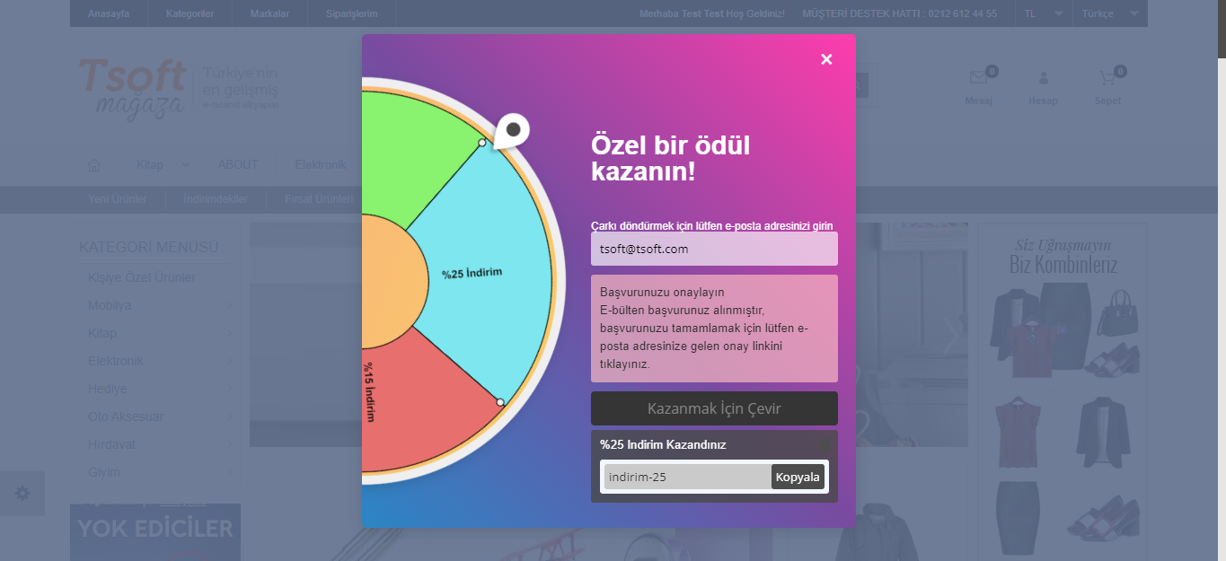 Hediye Çarkı ekran görüntüsü 1