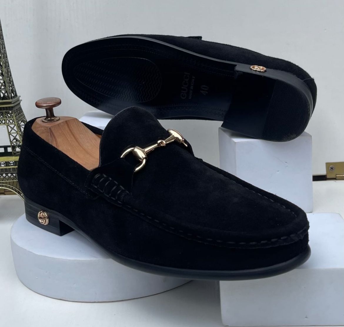 Suede Black Designer Shoes – Leather | Formal Shoes for Men