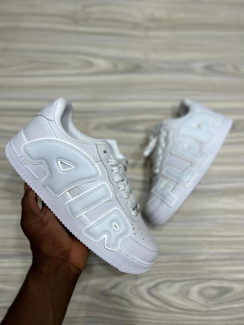 Air Force 1 Design – Triple White | Classic All-White Leather Sneakers