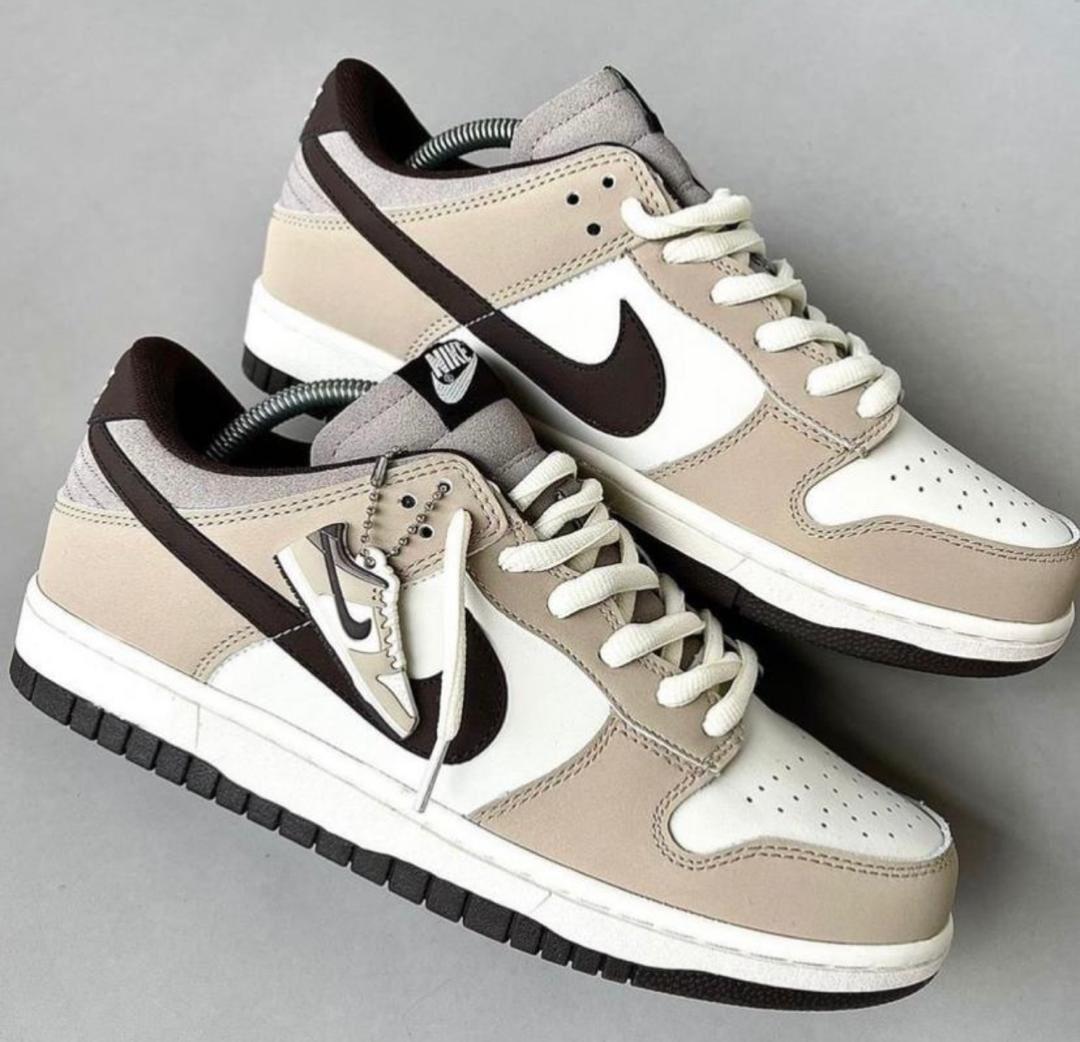 Air Jordan 1 Low – Mocha & Tan with White Accents