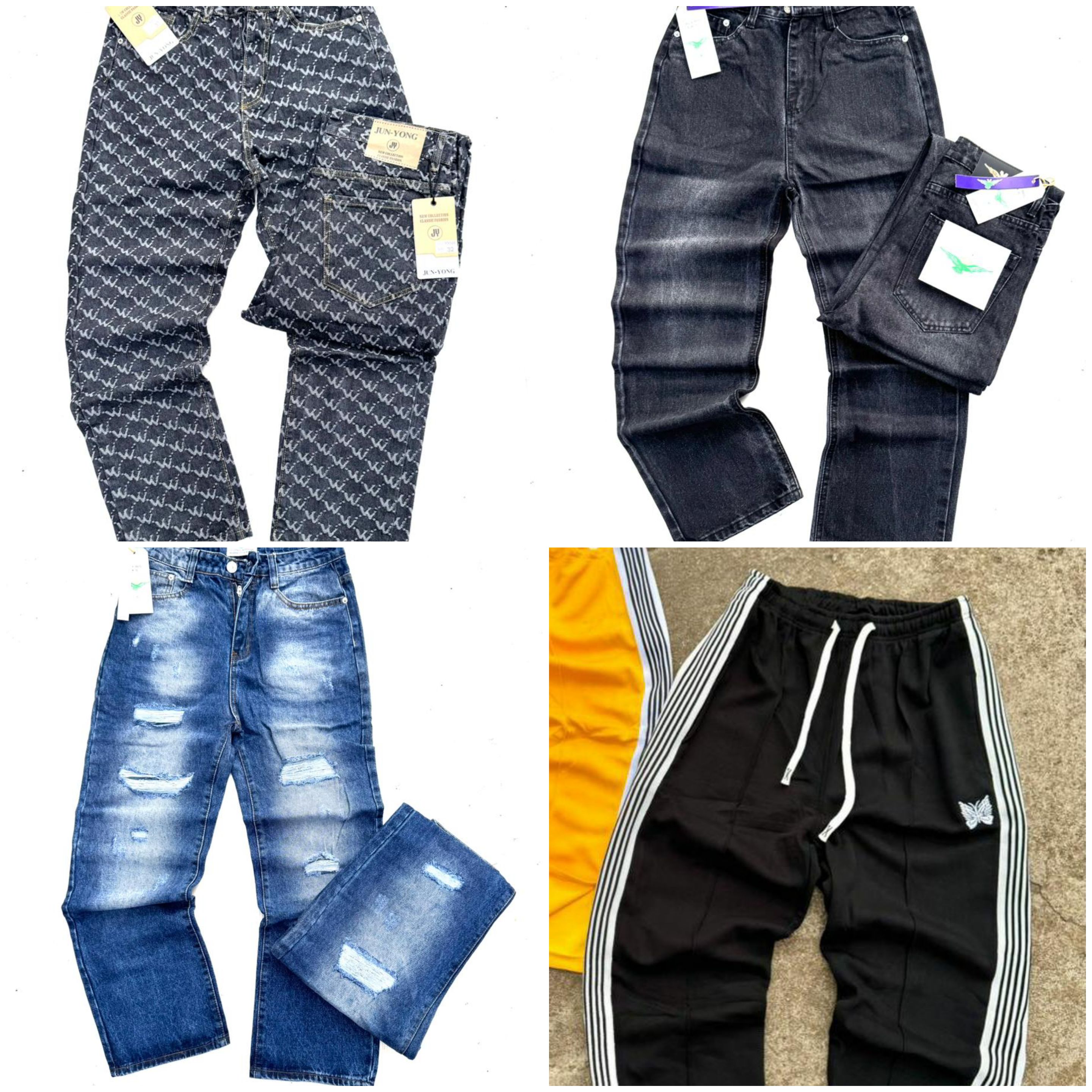 Versatile 4-in-1 Trousers Collection - Style, Comfort, and Variety