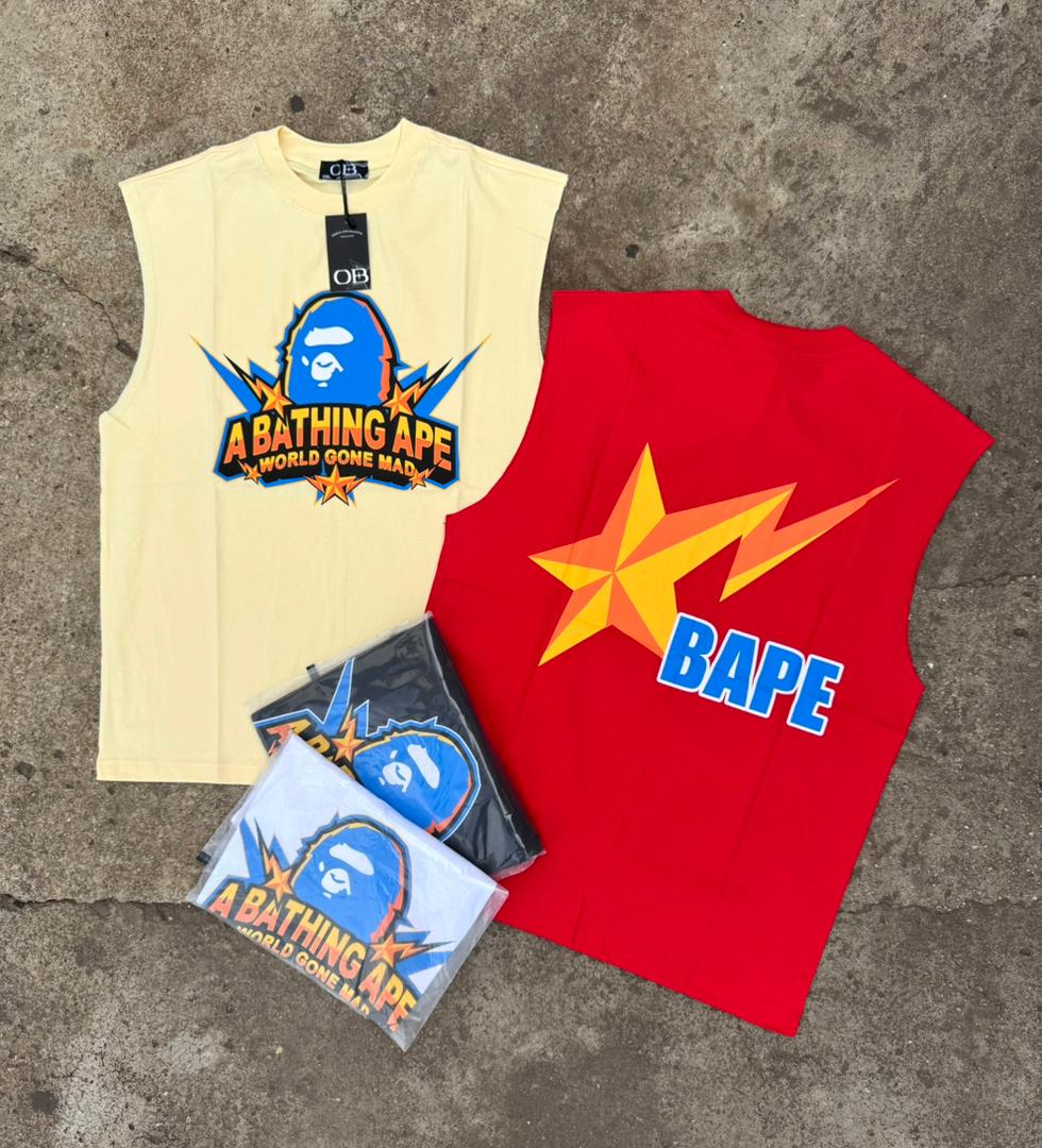 BAPE & A Bathing Ape Graphic Sleeveless Shirts – Streetwear Collection