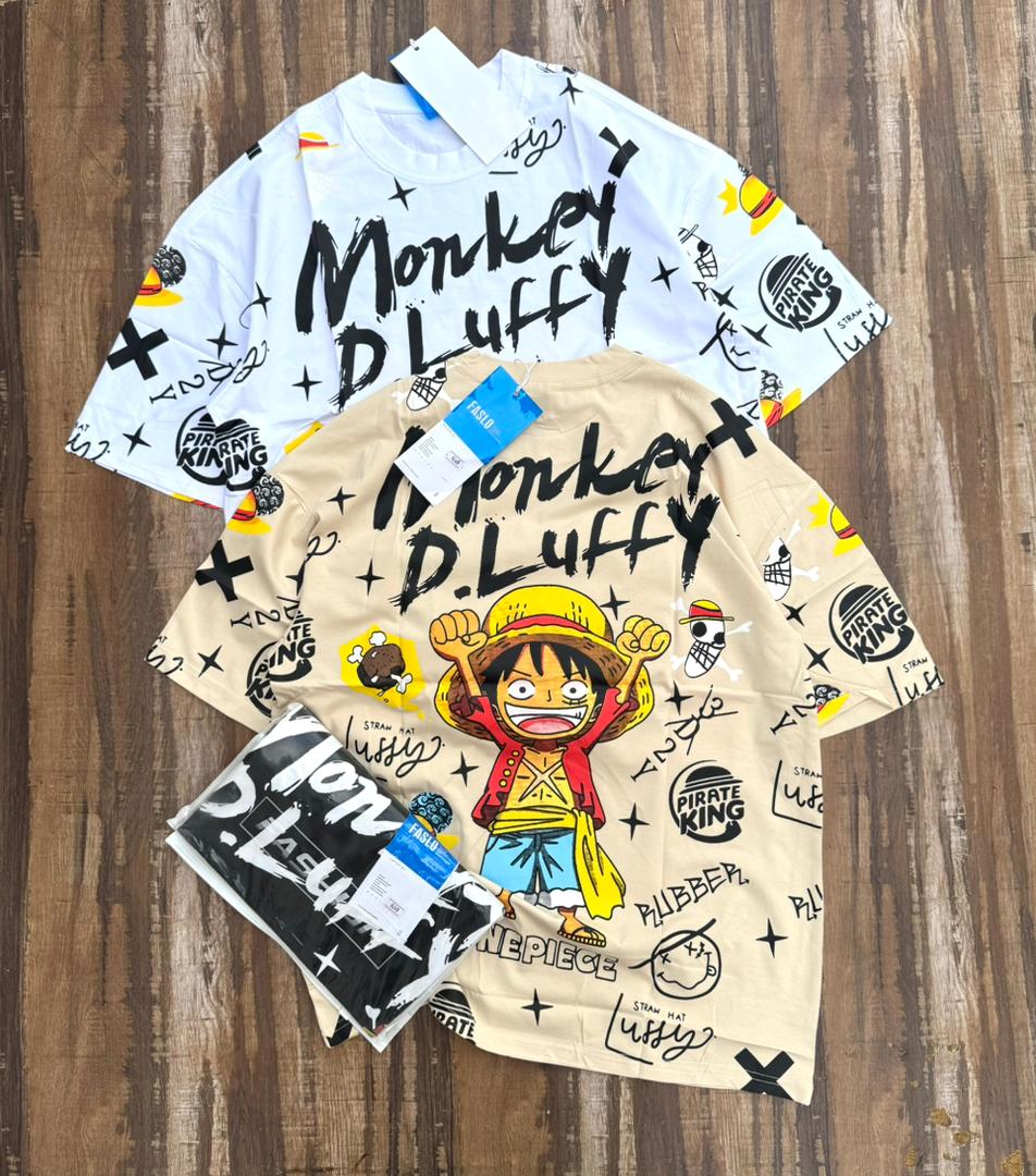 MONKEY D. LUFFY Graphic Anime T-Shirts – Streetwear Casual Tees