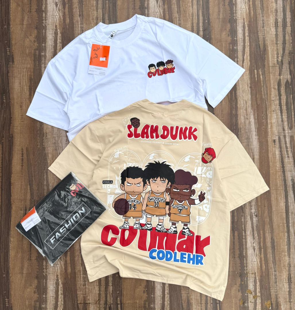 Anime-inspired Basketball Graphic T-Shirts Set