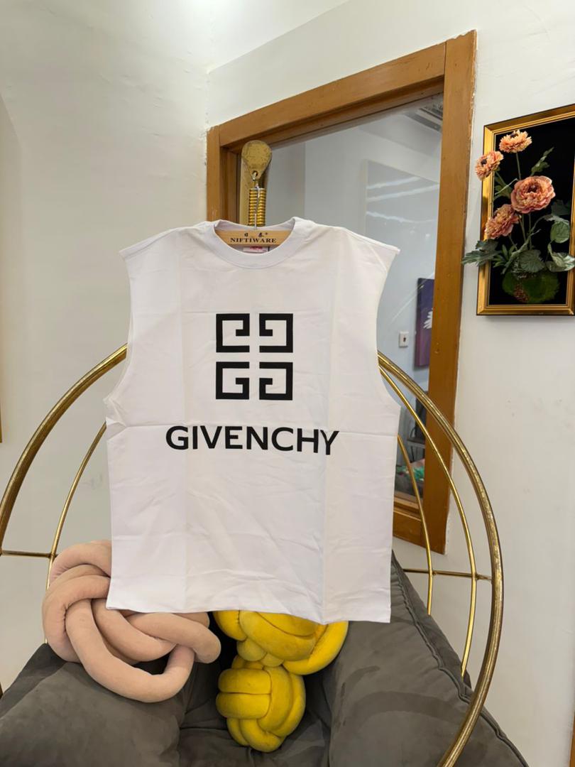 Givenchy Logo Sleeveless T-Shirt