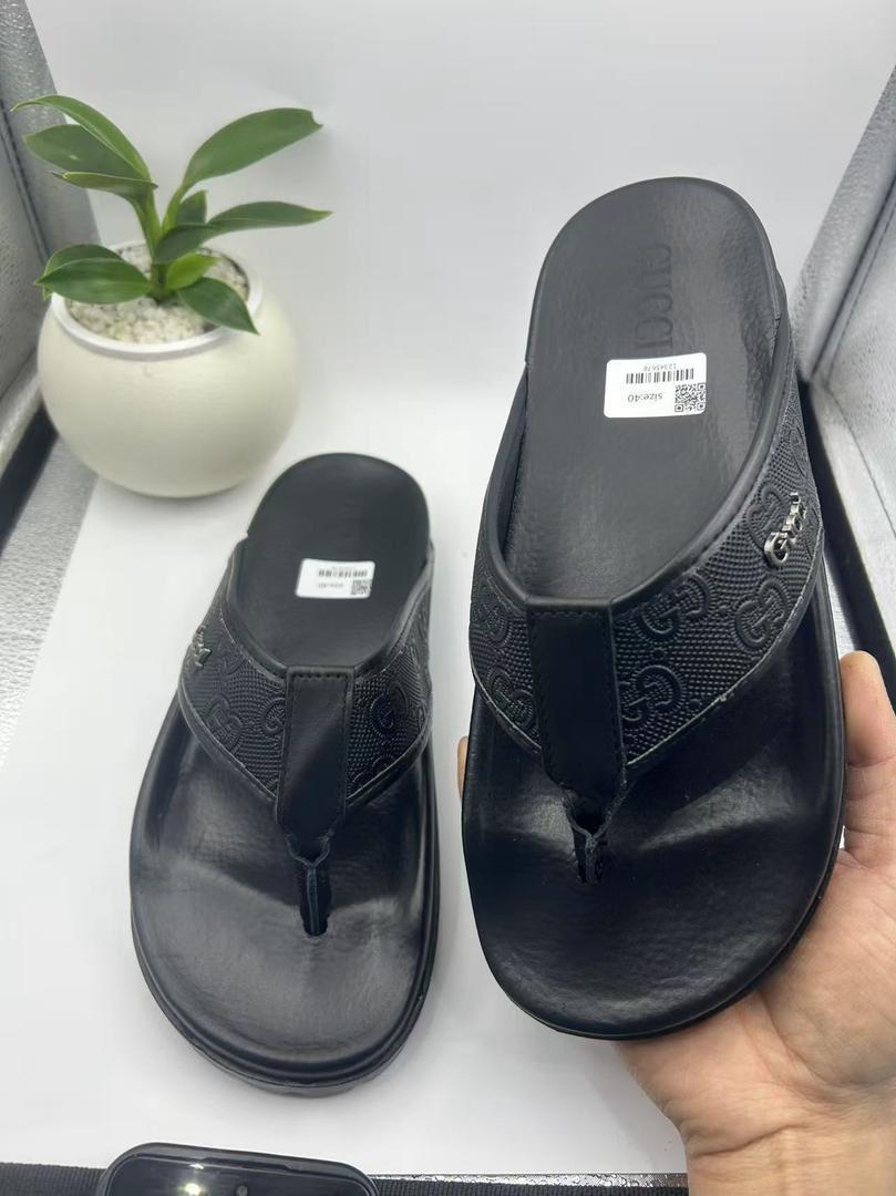 Luxury Designer Flip-Flops with Gucci Logo