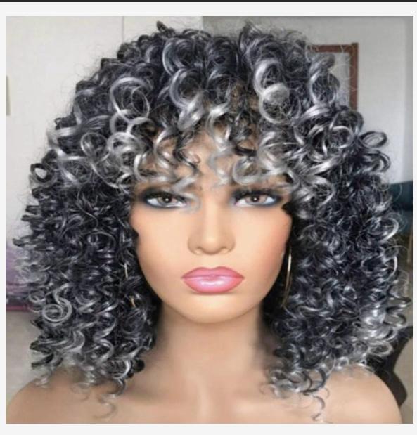 Short Curly Water Wave Bob Wig 1
