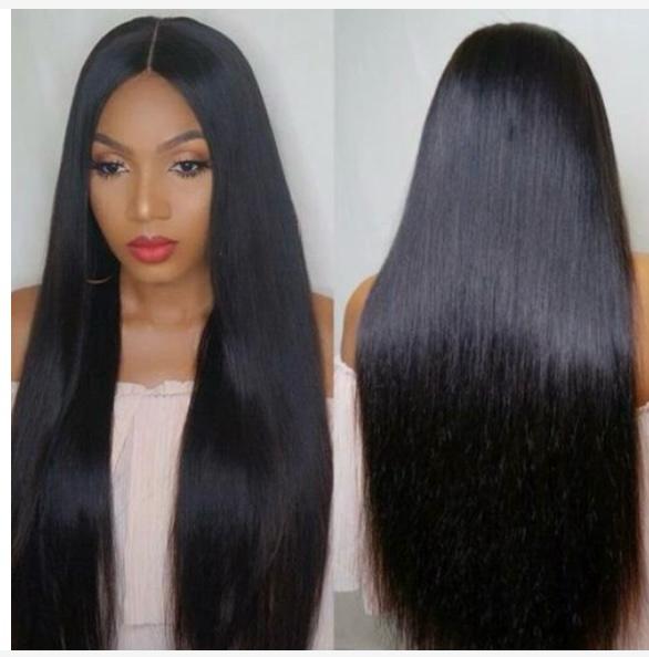 Sleek, Straight Black Wig - Beautiful and Luxurious
