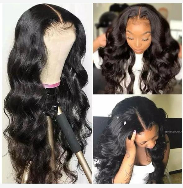 Gorgeous Long Body Wave Lace Front Wig with Natural Part