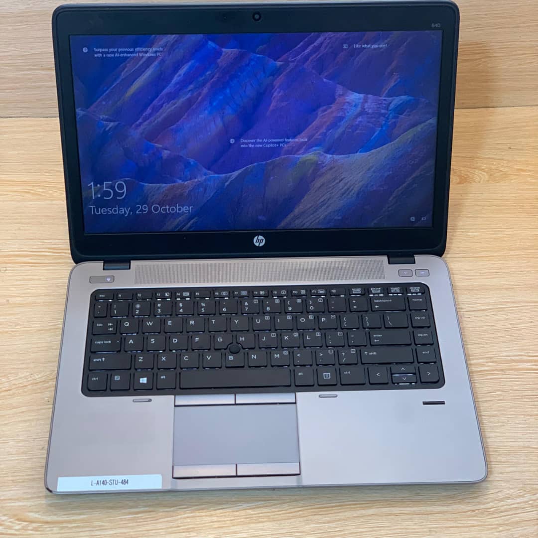 HP EliteBook 840 G1 G2 i5 (4th Generation)   - **Memory:** 8GB DDR3   - **Storage:** 128GB SSD