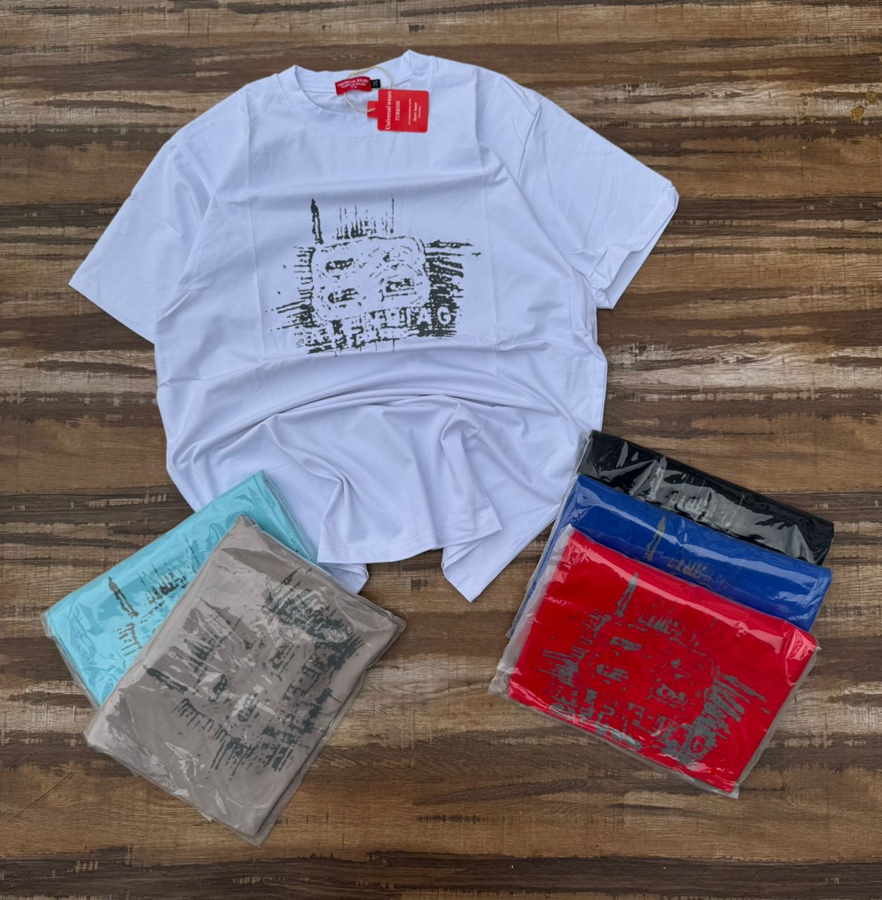 BALENCIAGA Urban print T-Shirts