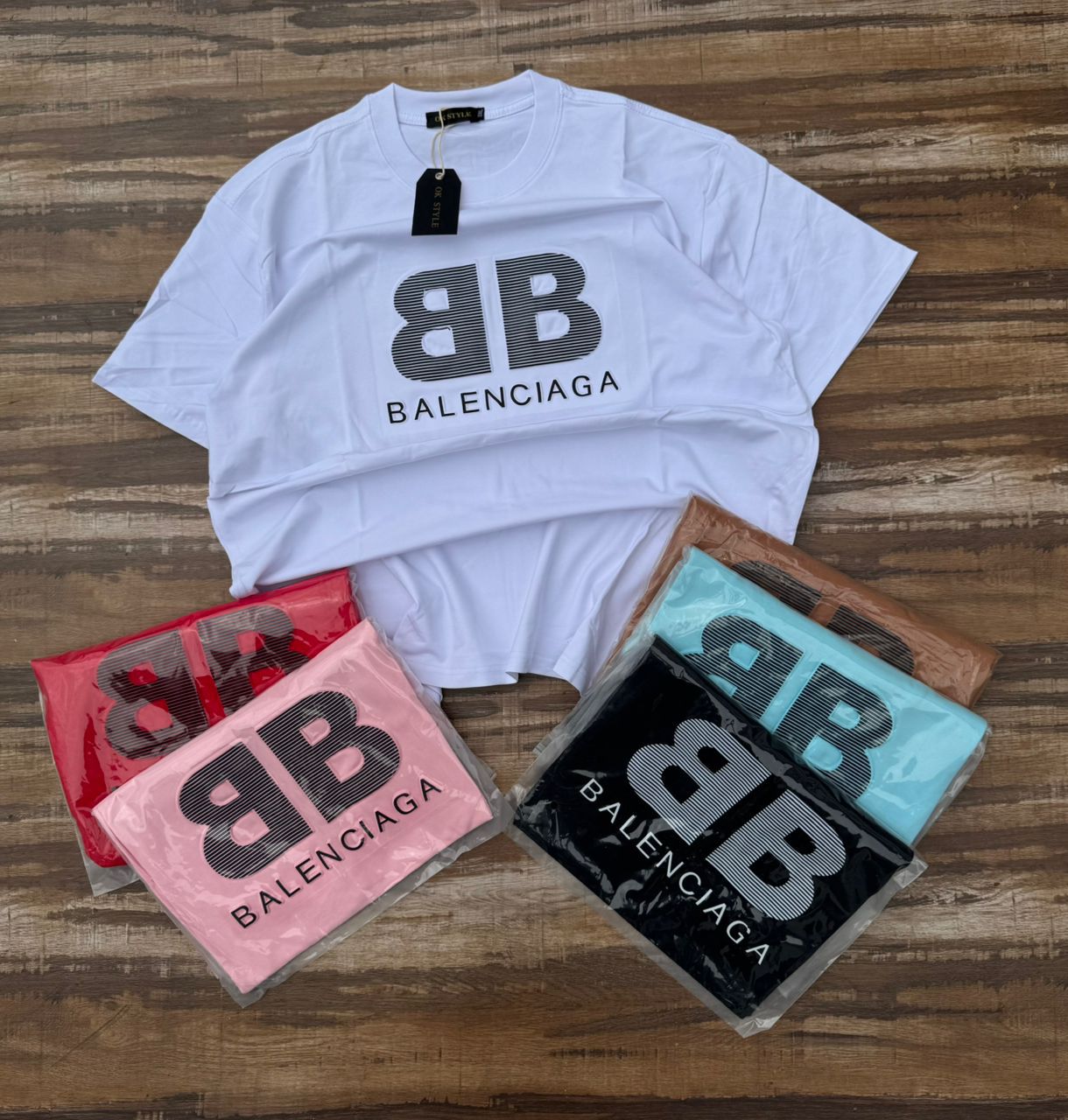 BALENCIAGA Urban print T-Shirts