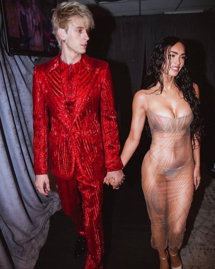 Megan Fox Wore a Bedazzled Thong to the MTV VMAs 2021