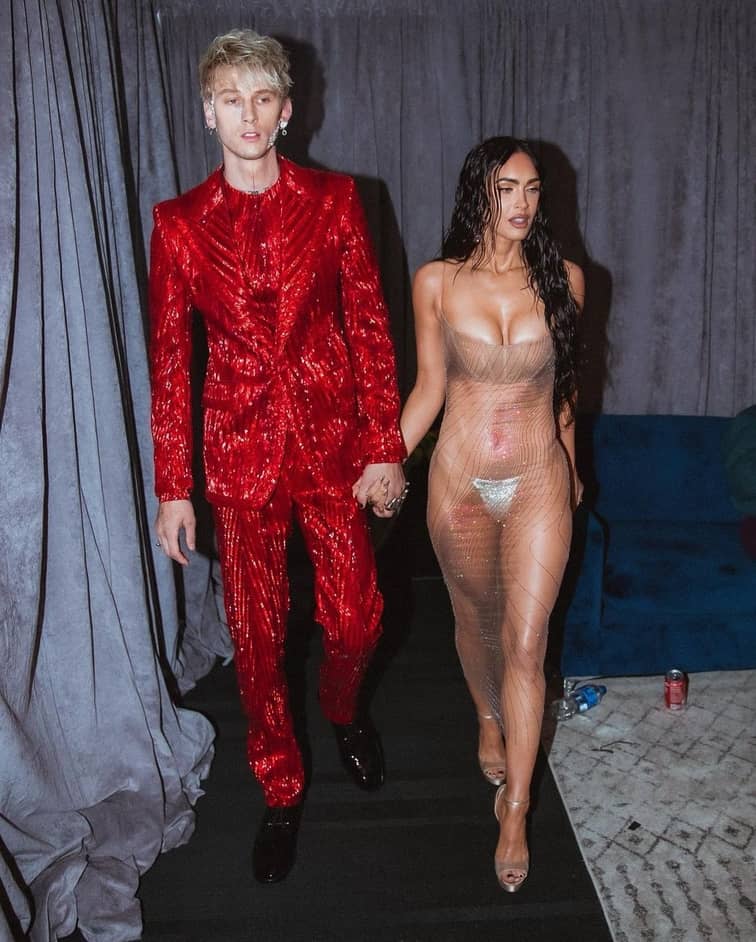Megan Fox Wore a Bedazzled Thong to the MTV VMAs 2021