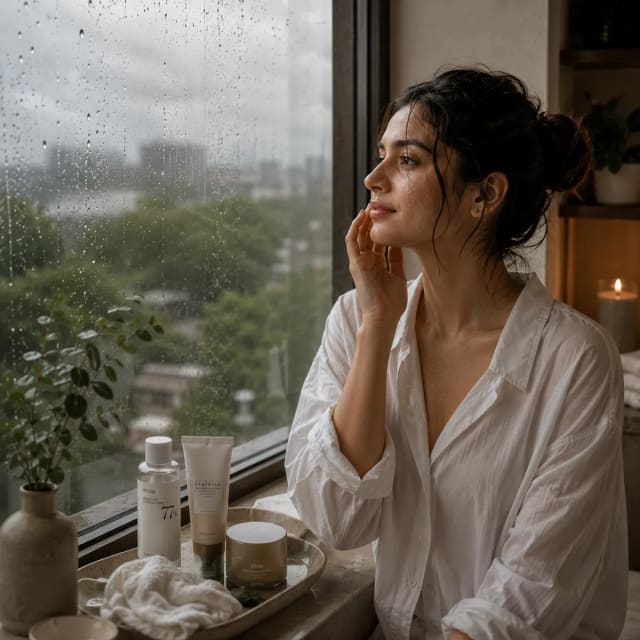 Rainy Season Skincare Tips for Fresh & Healthy Skin (Monsoon Glow Routine)