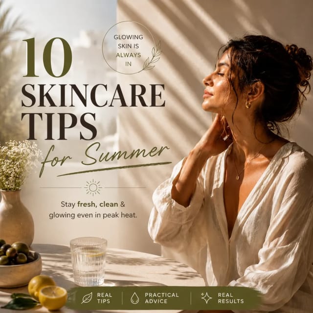 10 Summer Skincare Tips for Glowing, Healthy Skin in Hot Weather