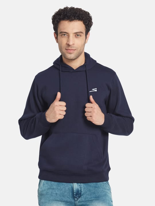 Gymshark Crest Zip Up Hoodie - Navy