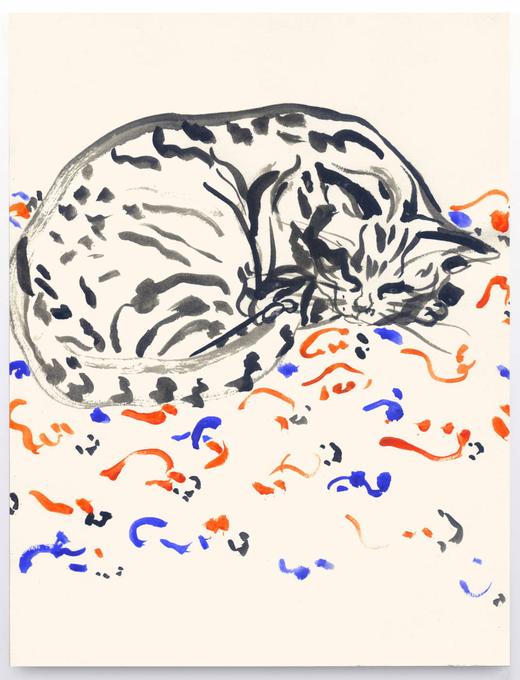Cat on Fabric II