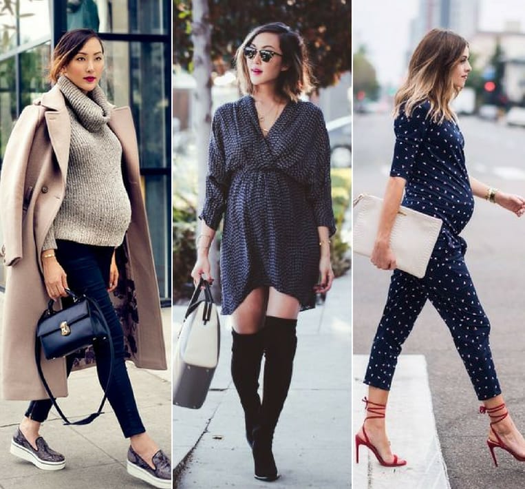 fashionable pregnancy outfits