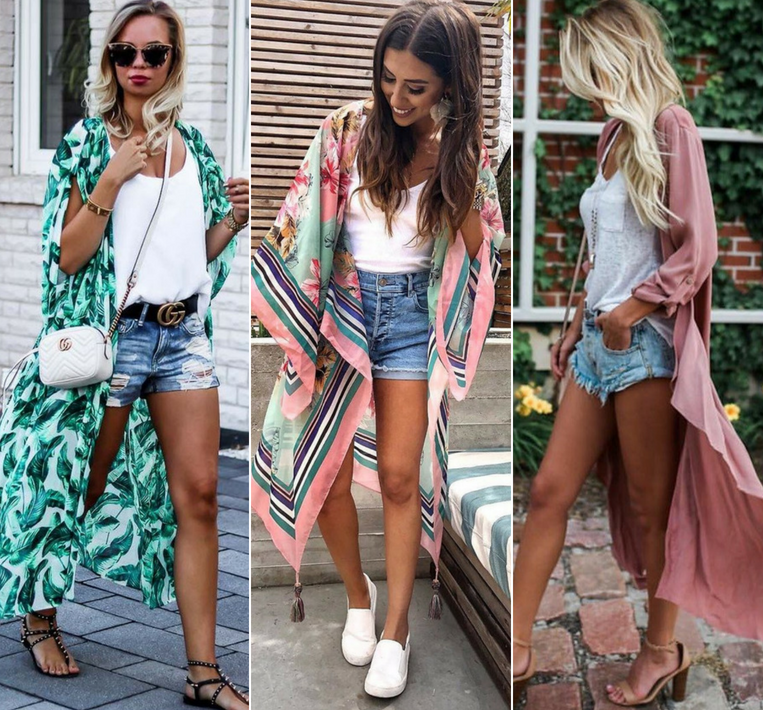 summer kimono outfits