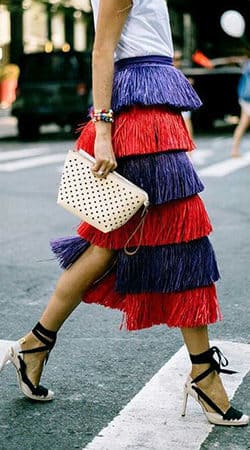 Ruffled and Colorful Skirts