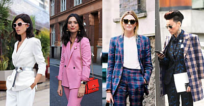 How to Look Feminine or Boyish Wearing a Women's Suit