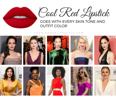 lipsticks and outfits cool red lipstick