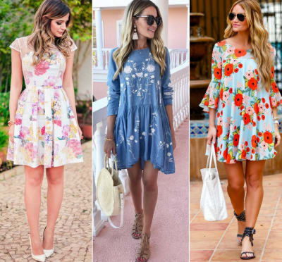 Casual summer outfits floral dress