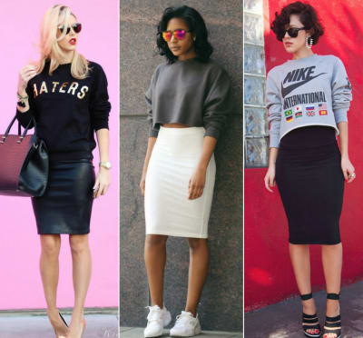 10 Pencil Skirt Casual Outfits | fashionasalifestyle.com