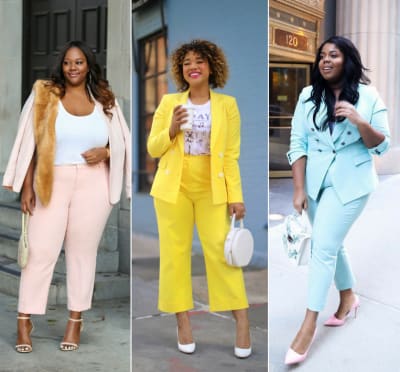 How to wear a women's suit for your body shape