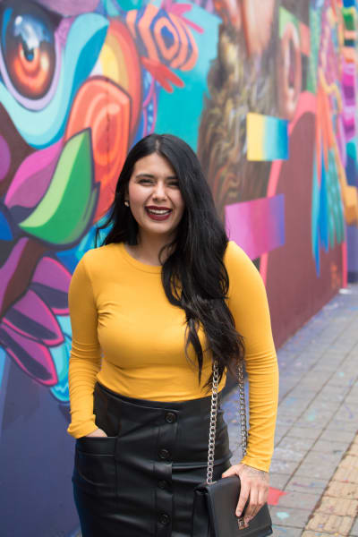 Yellow Sweater Outfit