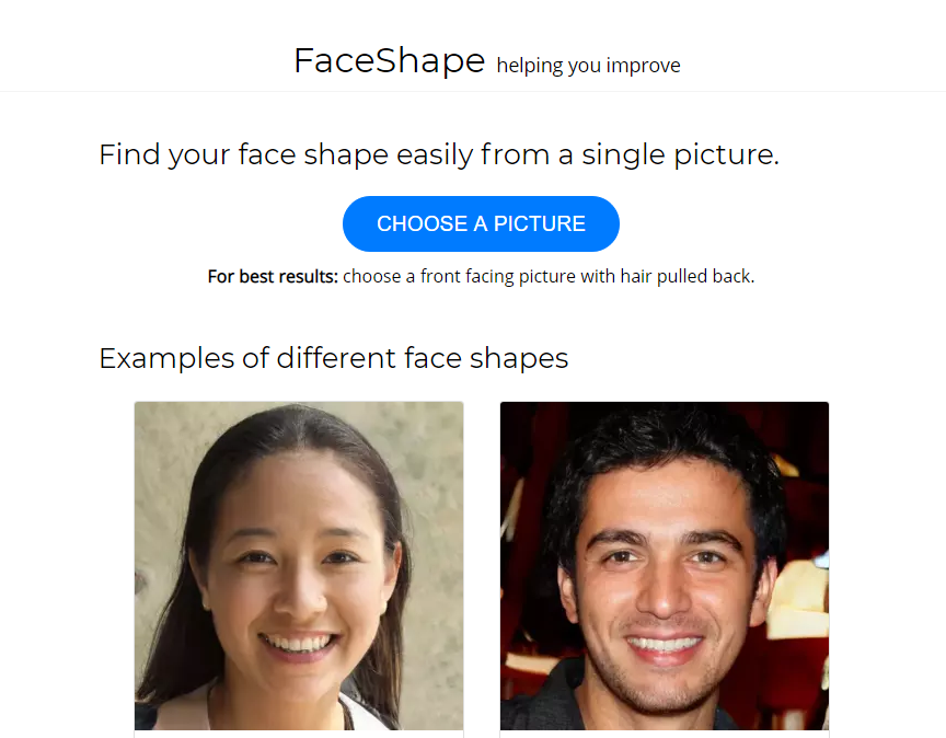 Face Shape finder