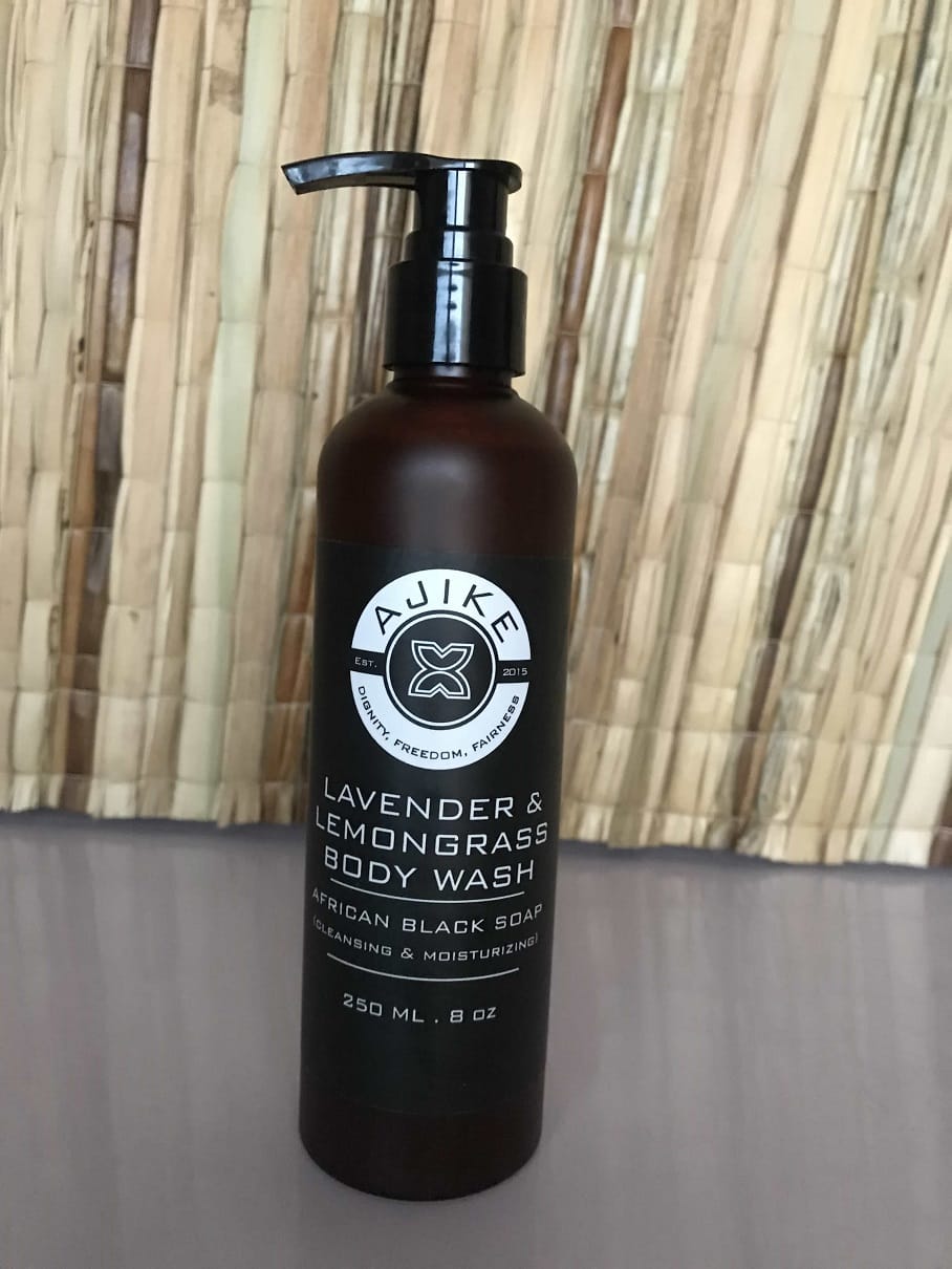 Lavender & Lemongrass Black Soap Body Wash