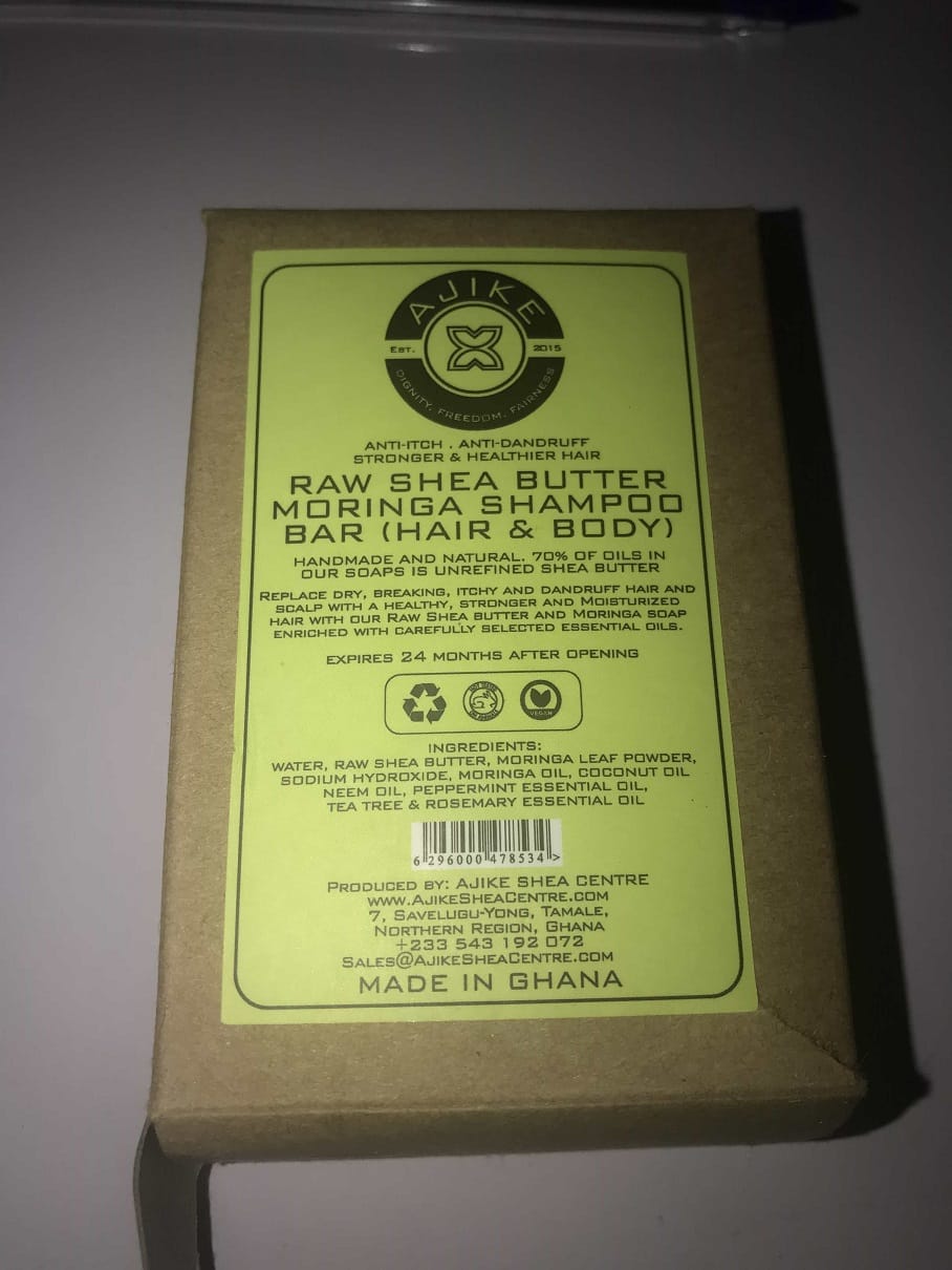 Shea Moringa Body & Hair Soap Bar